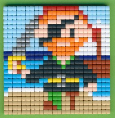 77637 Pixelhobby Set kleine Basisplatte Pirat