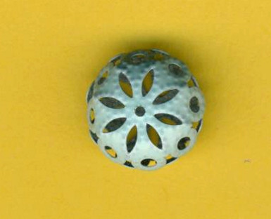 3451147 Ornamentperle 14x8mm pastellblau