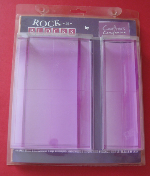 2860800 Rock a Blocks Acryl Stempelblock für Silikonstempel