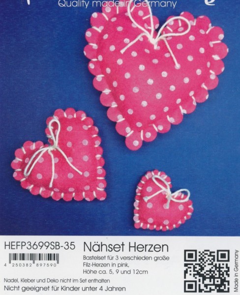 hefp3699sb35_Filz-Nähset-Herzen-pink