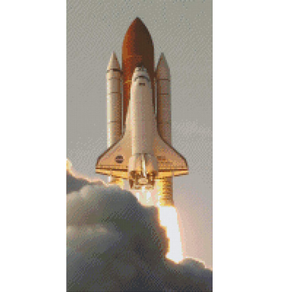 810006 Pixelhobby Klassik Set Rakete 2
