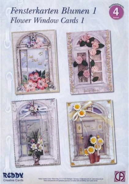 Fensterkarten Blumen 1