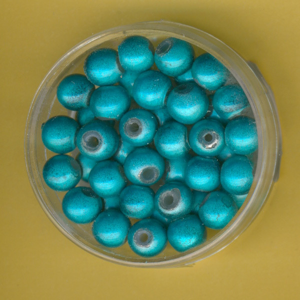 0733-06184 Miracle Beads 6mm türkis 40 Stück
