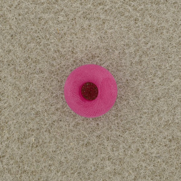Polaris Großlochperle 14mm pink matt