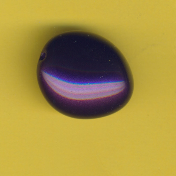 14331316 Glaswachsperle Kiesel 26x22mm pflaume