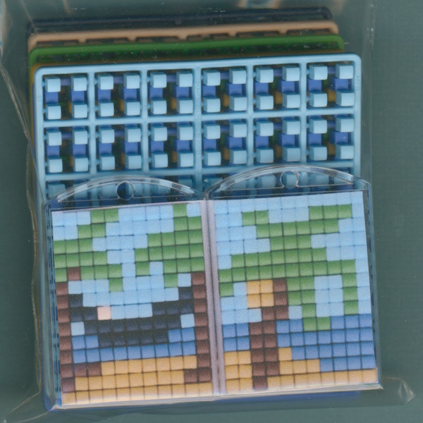 77714 Pixelhobby Medaillon Set Palmen