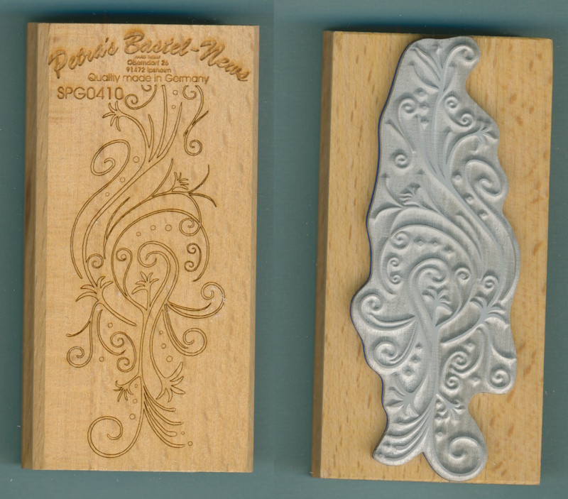 spg0410 Holztempel Filigranranke 5x10cm
