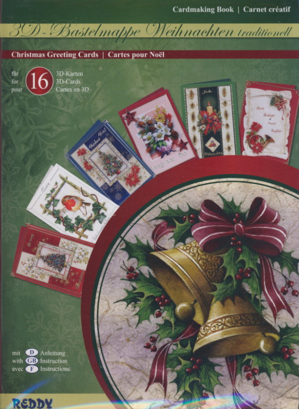 89006 3D Bastelmappe Weihnachten traditionell