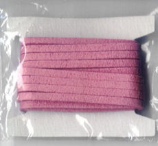 2250027 Veloursband 3mm rosa 3m