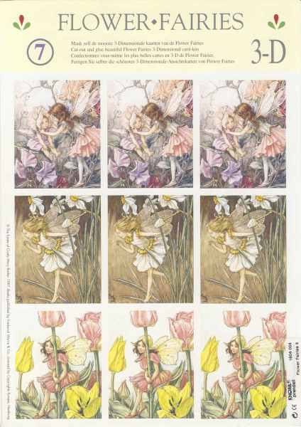 1604004 3D Motivbogen A4 Flower Fairies 4