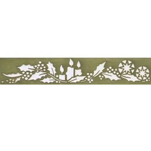 28284000 Embossingschablone Advent 177 x 34mm