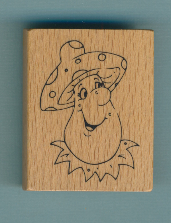 90211 Holzstempel Fliegenpilz 3,9x5cm