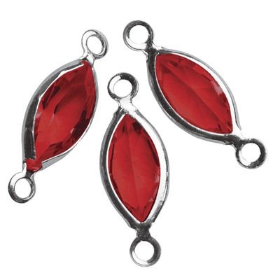 14297287 Swarovski Accessoires oval 17mm rot 7 Stück