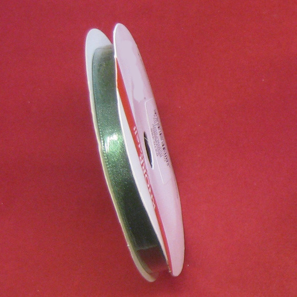 6310486 Satinband 10mm dunkelgrün 10m