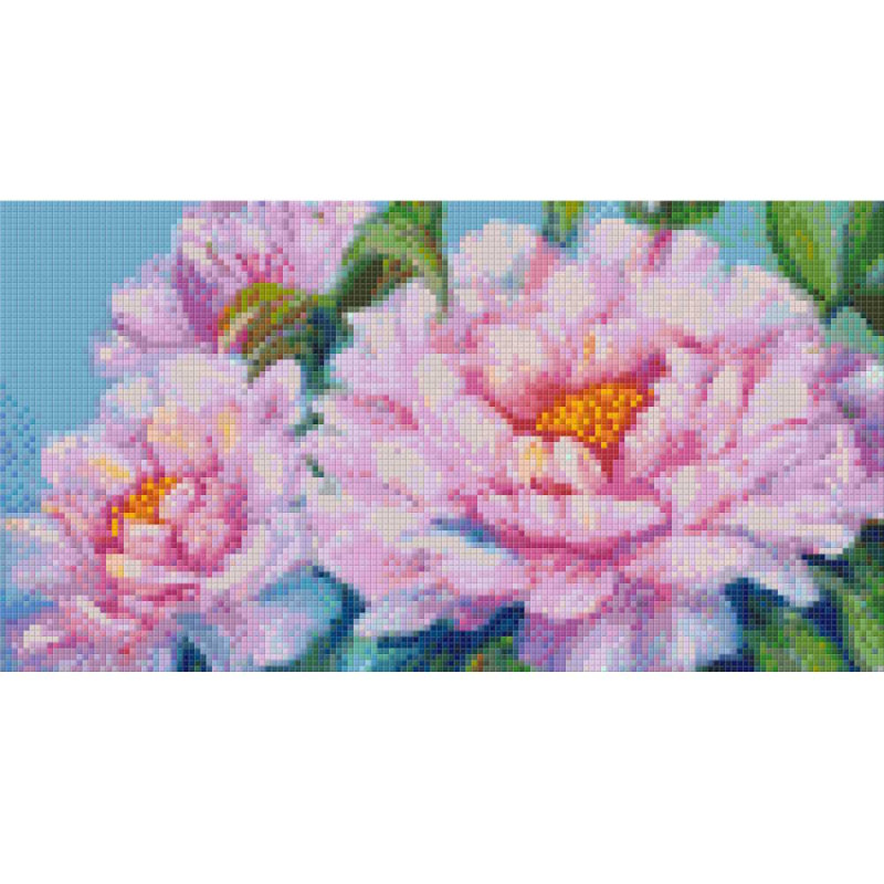 806164 Pixelhobby Klassik Set Blumen rosa 4