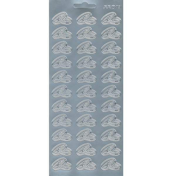 791s Sticker Trauringe 3 silber