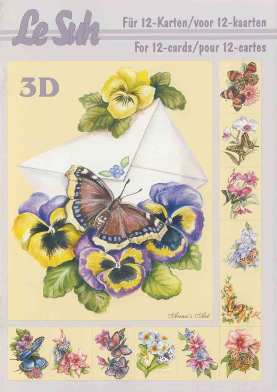 345602 3D Motivbuch A5 Schmetterling