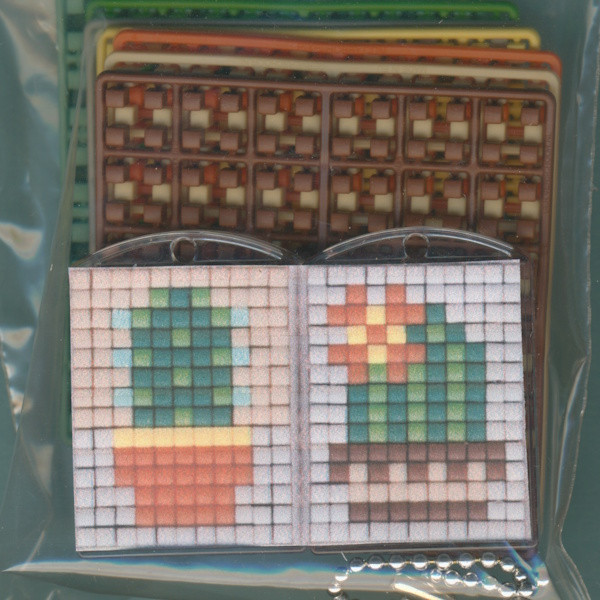 77737 Pixelhobby Medaillon Set Kaktus