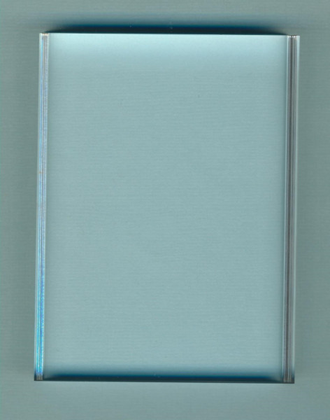 4510903 Acrylblock mit Griffmulde transparent 76 x 100 x 15mm