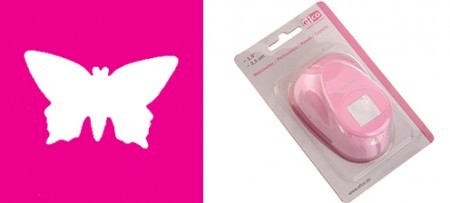 1791038 Motivlocher Schmetterling 23x14mm