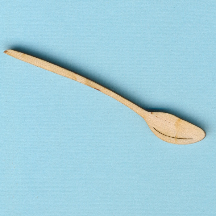 cah8106 Holz Deko Kaffeelöffel 6cm