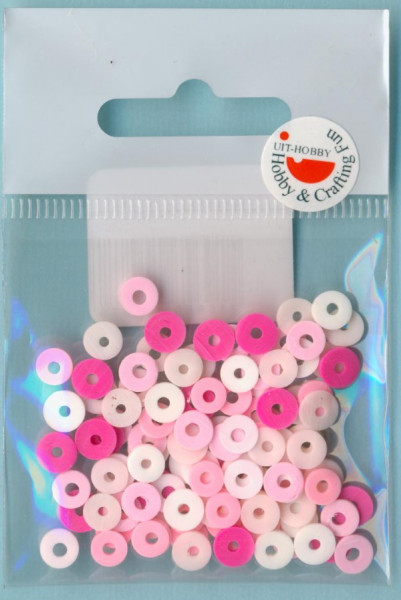 124282803 Katsuki Perlen 6mm pink mix ca. 100 St.