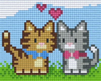 801372 Pixelhobby Klassik Set Katzen verliebt