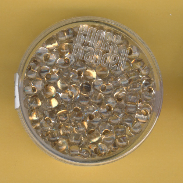 3119276 Farfalle Perlen 6,5x3,2mm kristall gold 15g