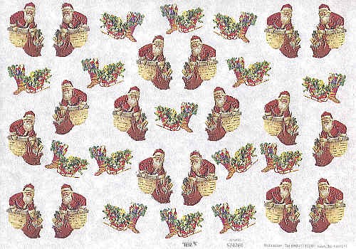 Hintergrundpapier Santa