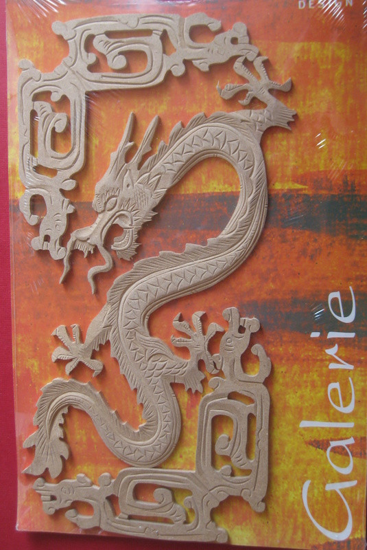 069110000 Holz Dekor Drachen und Winkel