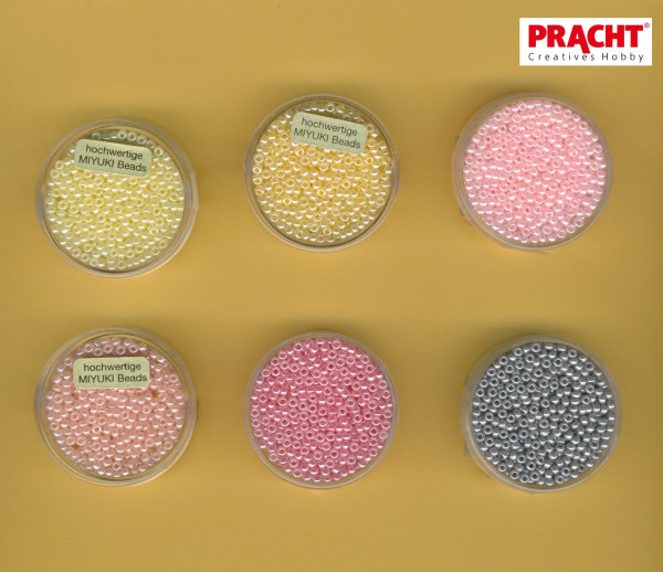 Pracht Miyuki Rocailles 9/0 2,5mm pearl