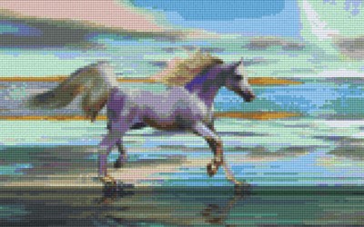 808061_Pixelset-Pferd-weiß