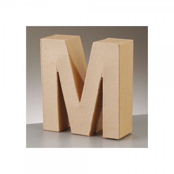 2630913 Papp Art Buchstabe M 17,5x16cm