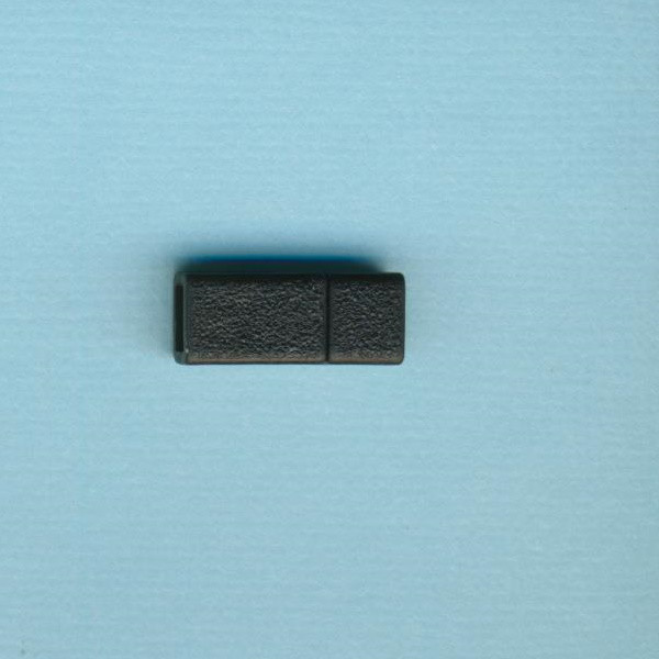 048905011 Magnetverschluss flach 17x7mm schwarz matt