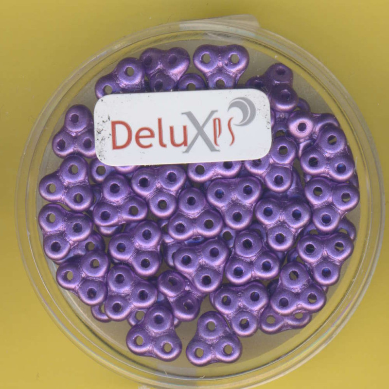 9699-06364 Trinity Beads 3x6mm lila metallic 5,2g