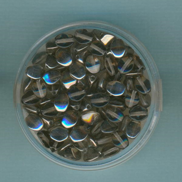 554105914 Pinch Beads 5mm kristall platinfarben 80 St.