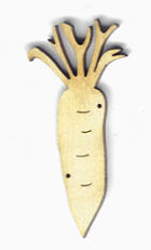 hko3706 Holz Deko Karotte 6cm