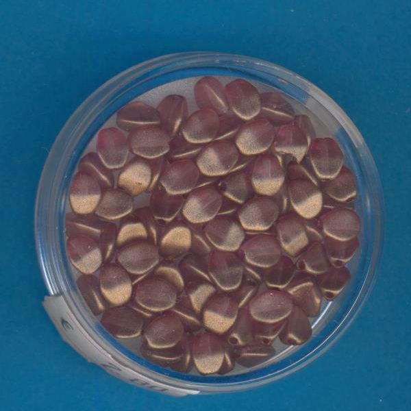 554105164 Pinch Beads 5mm amethyst bedampft 80 St.
