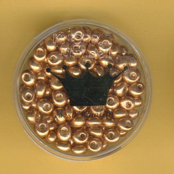 5526053 Rocailles Perlen Tropfen 4mm gold metallic 10g