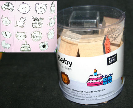 70381800 Stempelset Babymotive