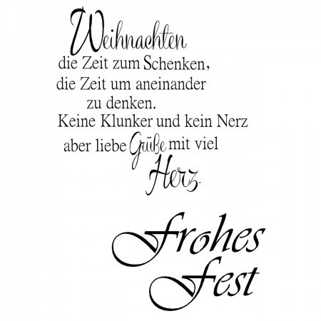 4511215 Stempel Clear Frohes Fest 74 x 105mm