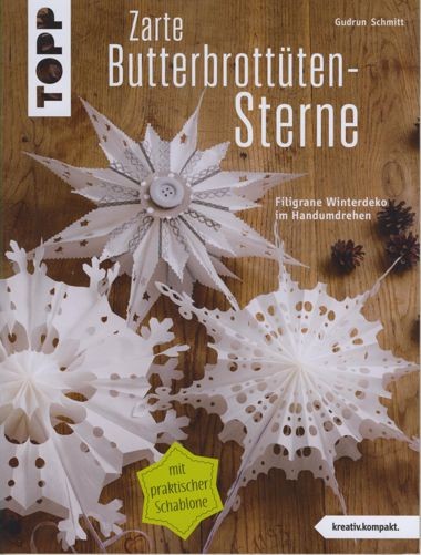 4244 Buch Zarte Butterbrottüten- Sterne