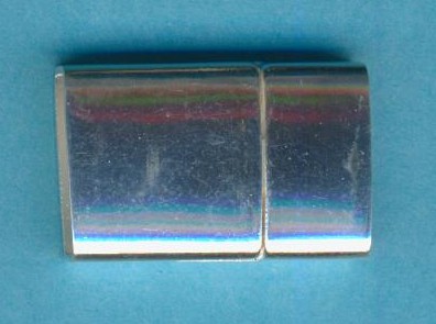 72115 Magnetverschluss 23x17x7mm silber