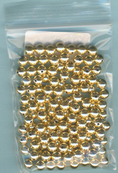 071006931 Wachsperlen 6mm gold metallic 20g in Packung