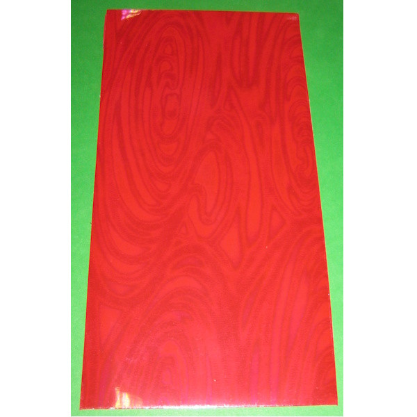 3515528 Kerzen Wachsplatte 20x10cm perlmutt rot