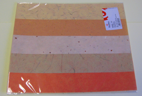 8136200 Rayher Papier-Set Naturpapier A3 aprikottöne