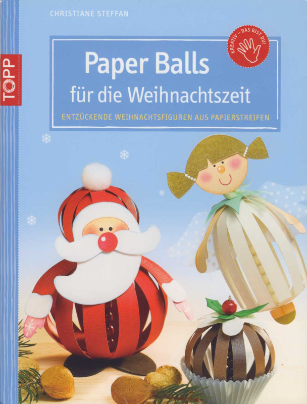 3993 Buch Paper Balls für die Weihnachtszeit