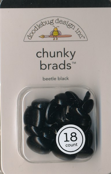 Doodlebug - Chunky Brads - beetle black