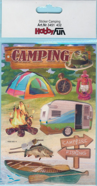 3451432 HobbyFun Sticker Camping