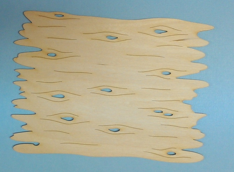 Holz-Deko Schildertafel Brettoptik 20cm